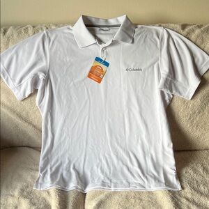 Columbia Men's Classic White Polo